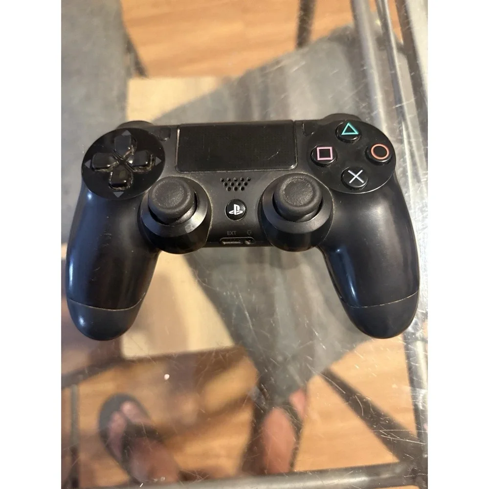 Sony PS4 DualShock 4 Controller Jet Black OEM - Missing L2 Trigger / For Parts